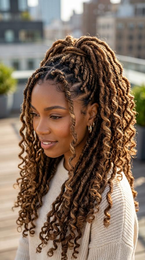 Voluminous Sister Locs