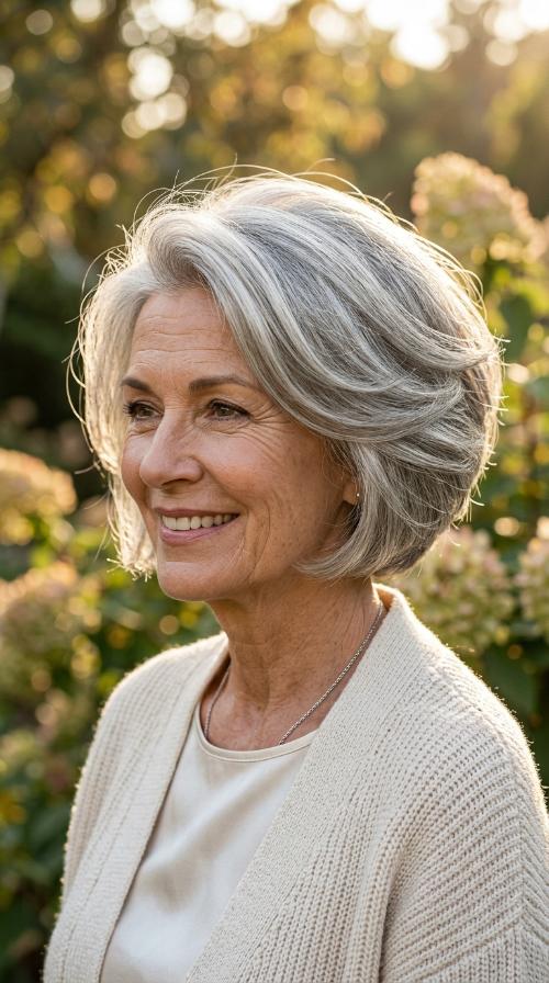Voluminous Stacked Bob
