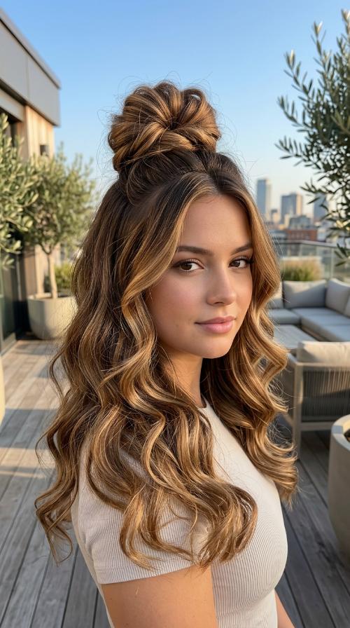 Voluminous Top Knot