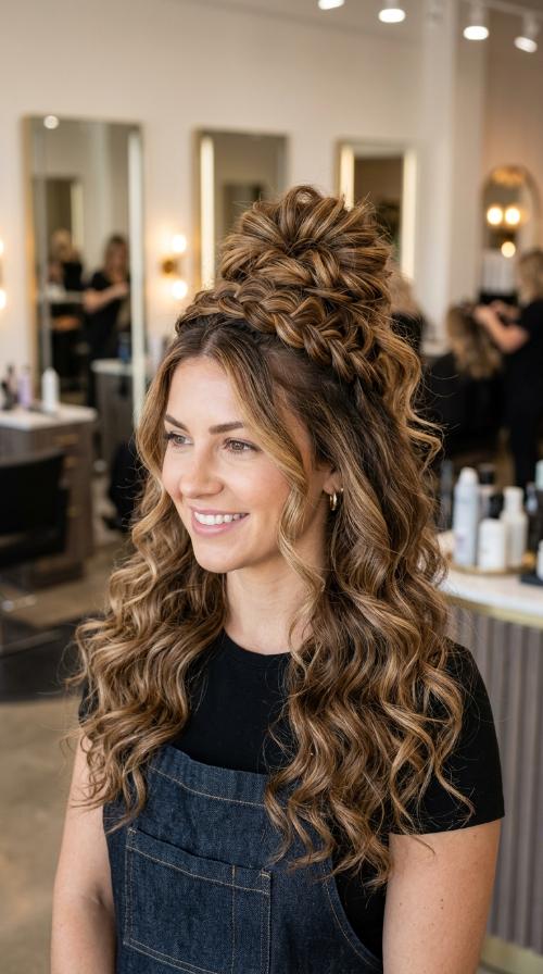 Voluminous Top Knot