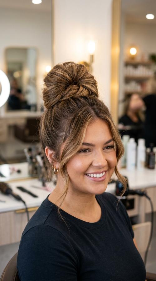 Voluminous Top Knot