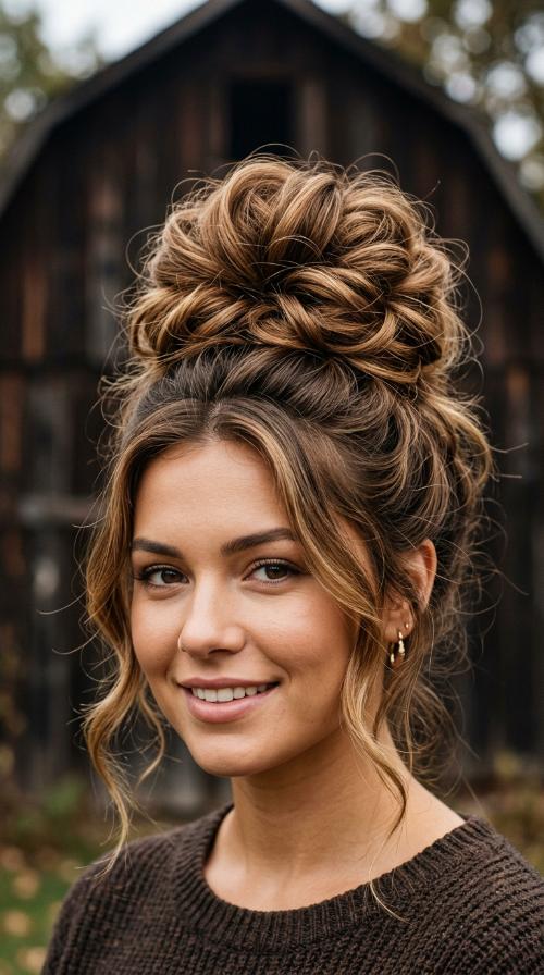 Voluminous Top Knot