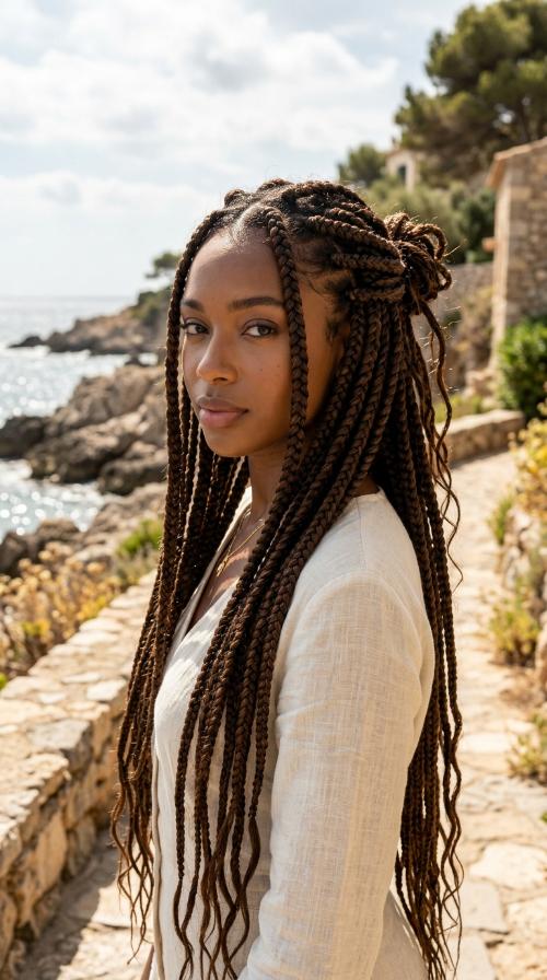 Waist-Length Classic Braids