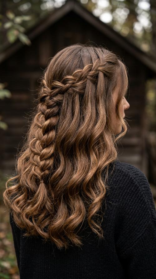 Waterfall Braid Elegance
