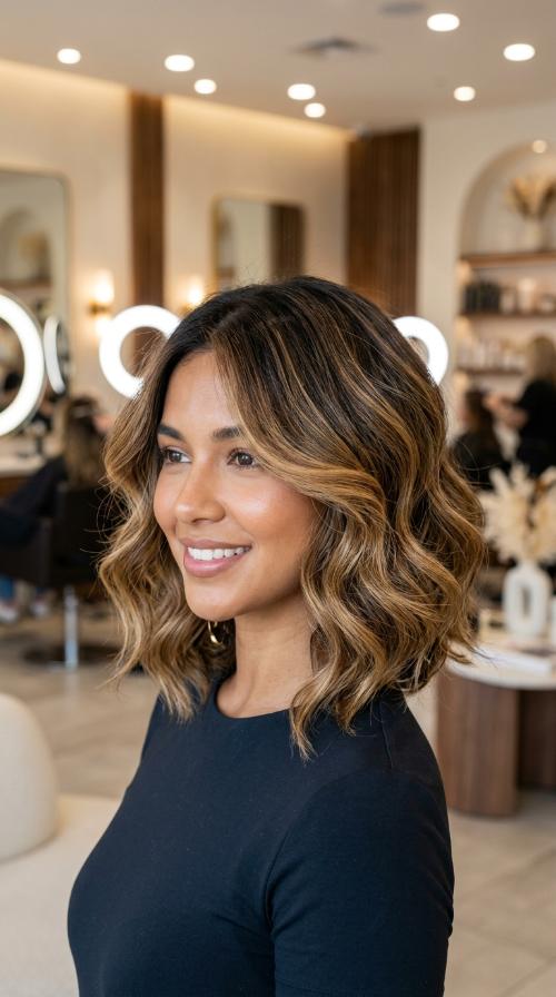 Wavy Ombre Bob
