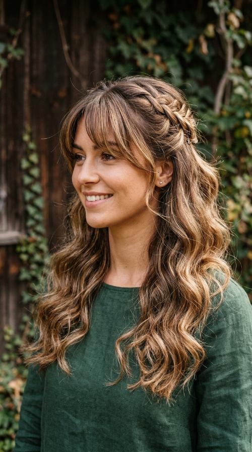 Wispy Curtain Bangs