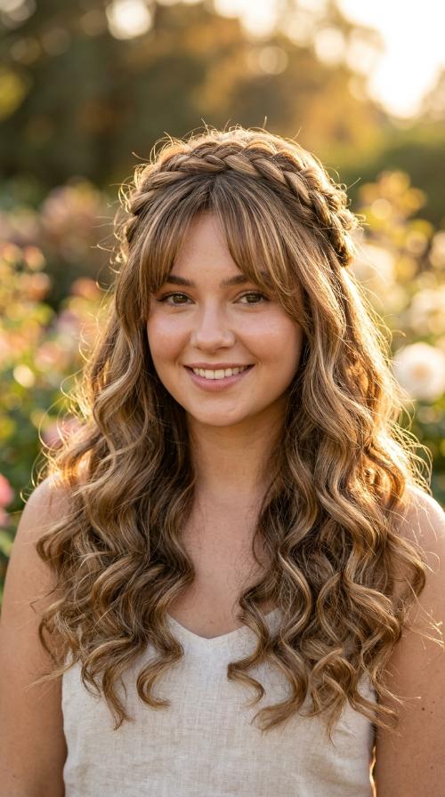 Wispy Curtain Bangs