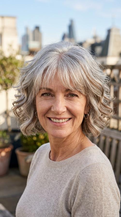 Wispy Fringe Bob