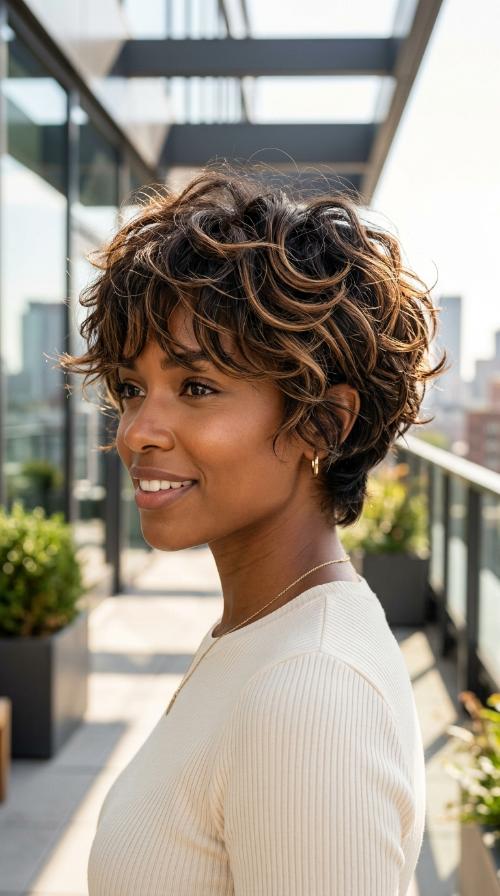 Wispy Layered Pixie