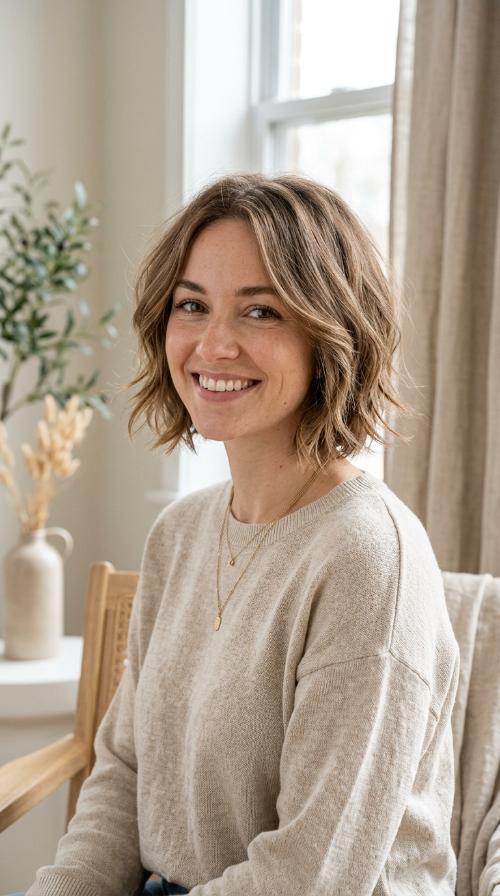 Wispy Textured Bob
