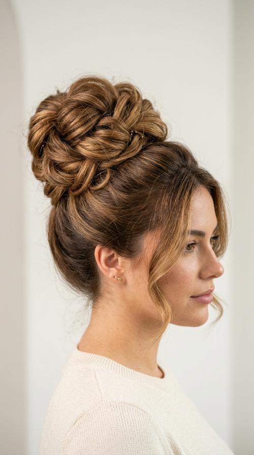Wrapped High Bun