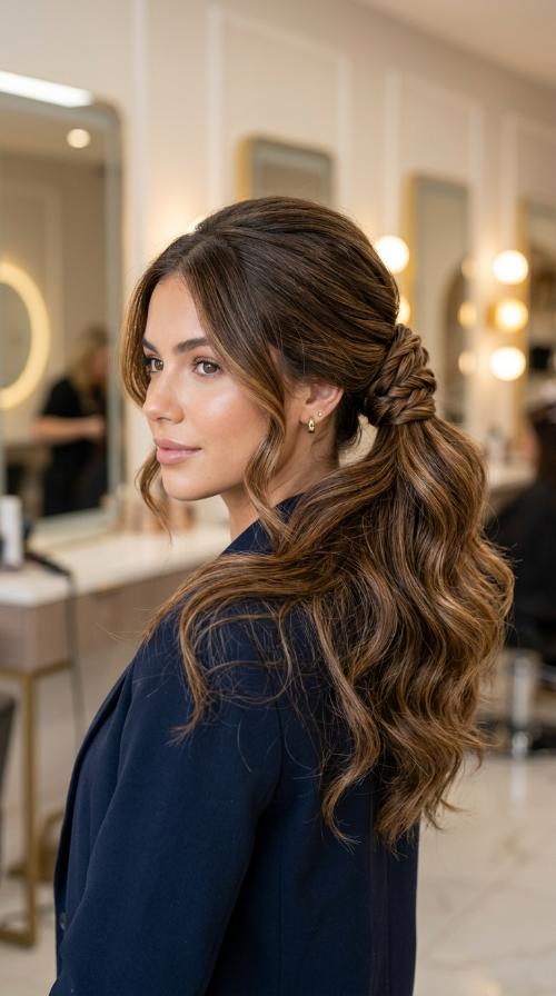 Wrapped Ponytail