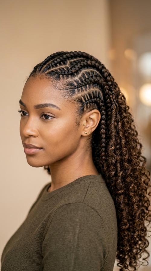 Zig-Zag Cornrows
