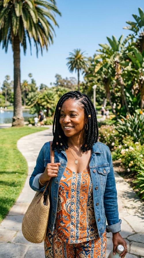 Zig-Zag Part Jumbo Box Braids