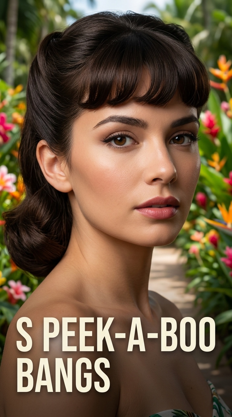 1940s Peek-a-Boo Bangs
