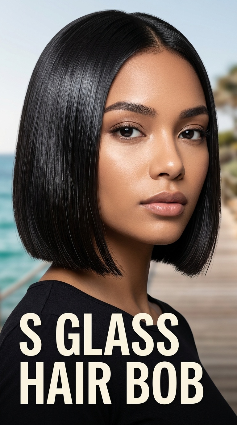 90s Glass Hair Bob