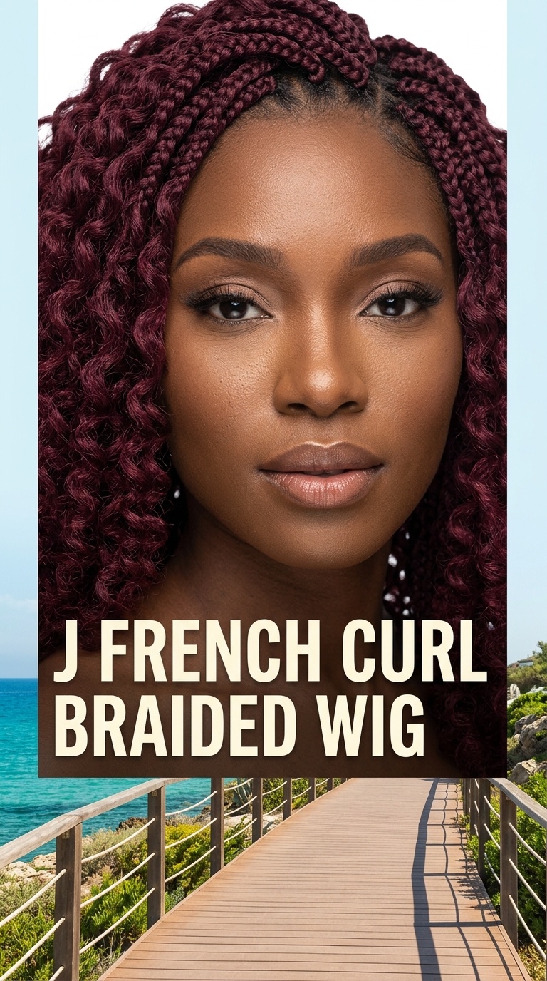99j French Curl Braided Wig