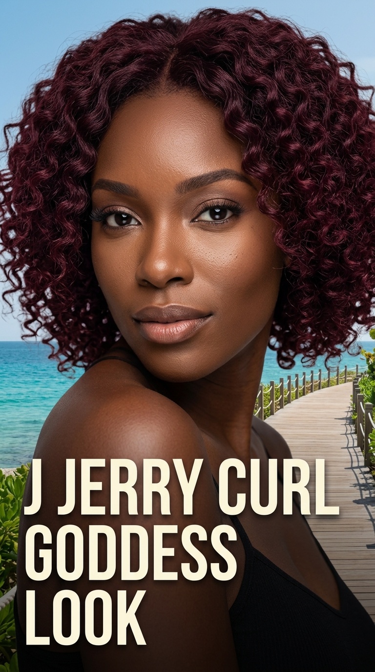 99j Jerry Curl Goddess Look