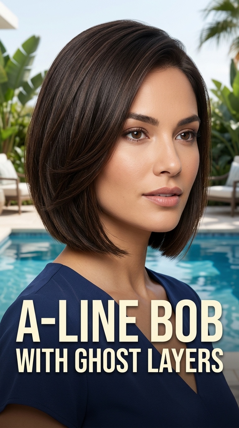 A-Line Bob with Ghost Layers