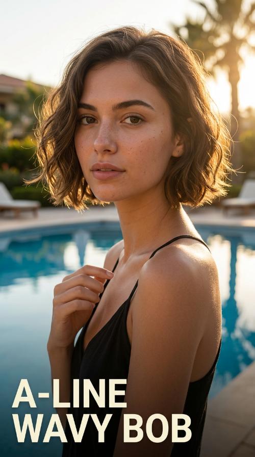A-Line Wavy Bob