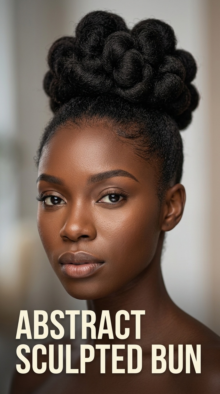 Abstract Sculpted Bun