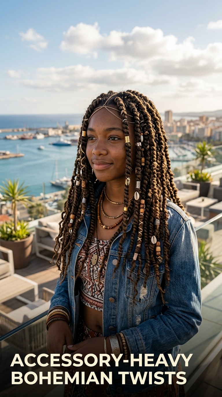 Accessory-Heavy Bohemian Twists
