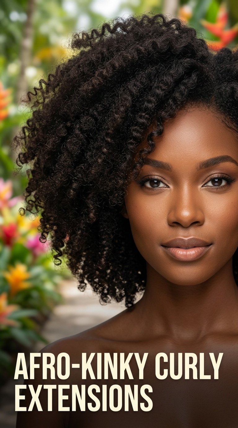 Afro-Kinky Curly Extensions