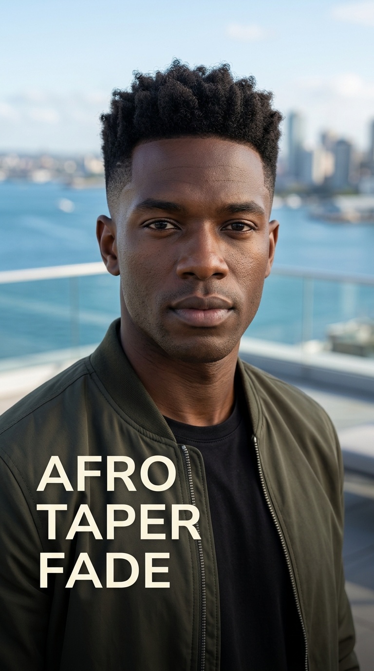 Afro Taper Fade