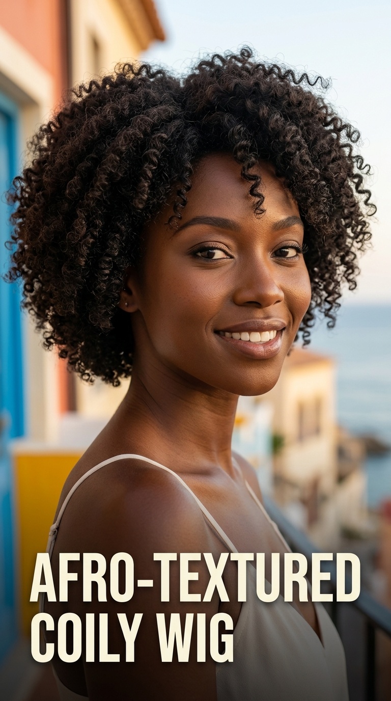 Afro-Textured Coily Wig