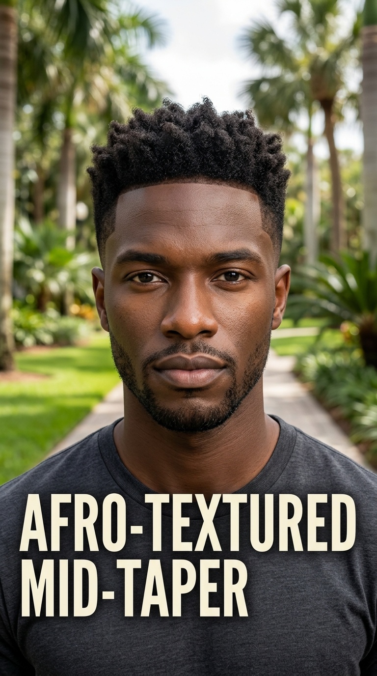 Afro-Textured Mid-Taper