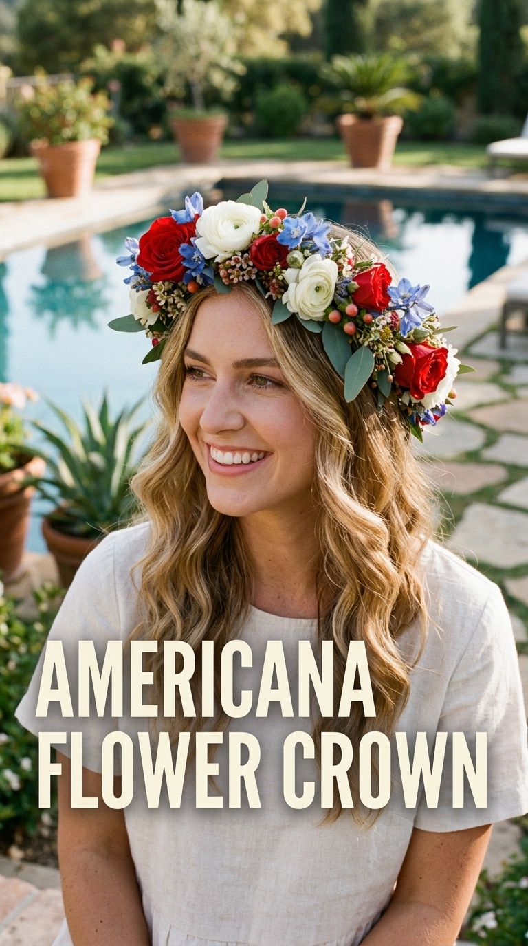 Americana Flower Crown