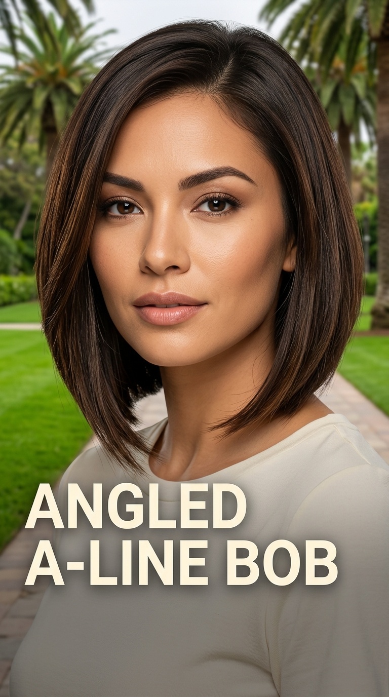 Angled A-Line Bob