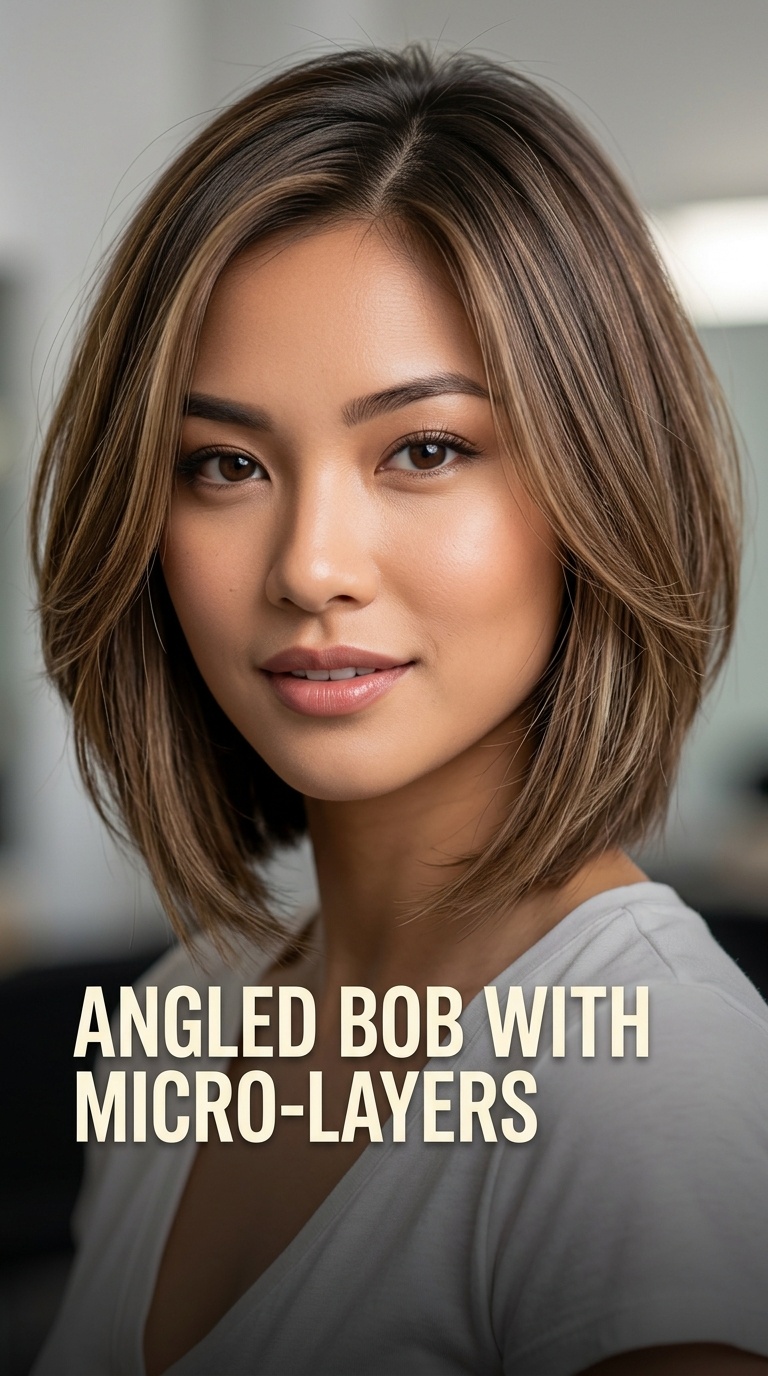 Angled Bob with Micro-Layers