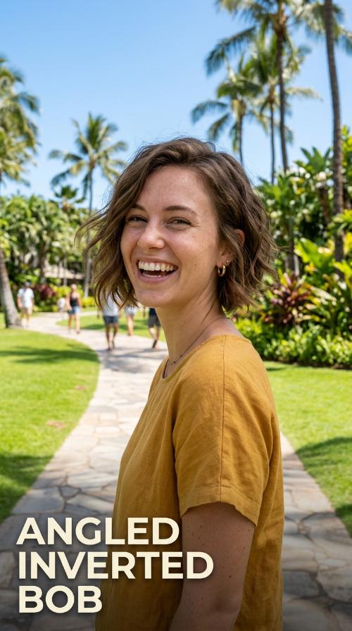 Angled Inverted Bob