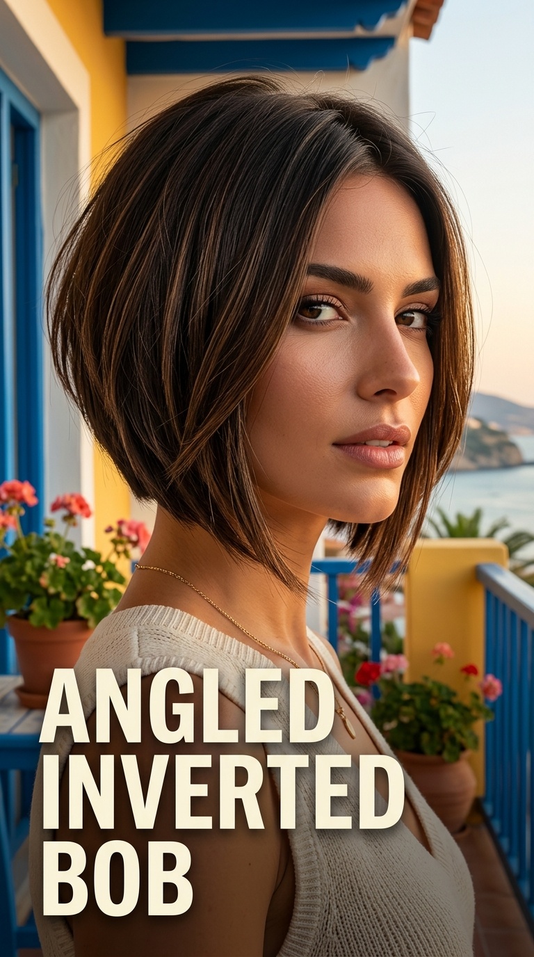 Angled Inverted Bob