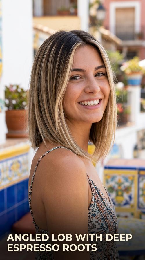 Angled Lob with Deep Espresso Roots