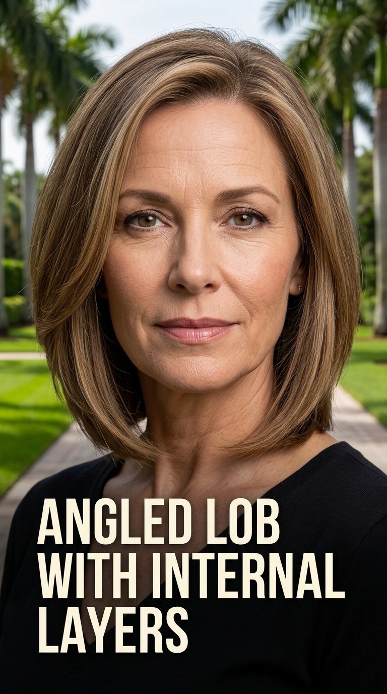 Angled Lob with Internal Layers