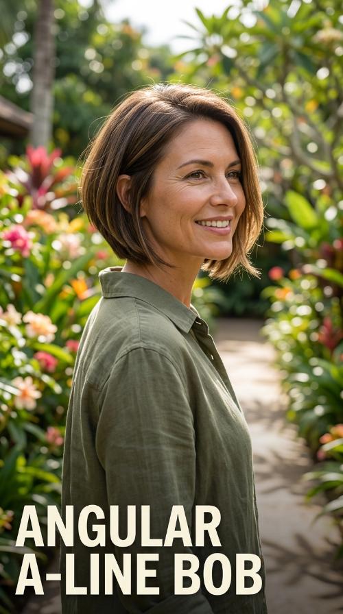 Angular A-Line Bob
