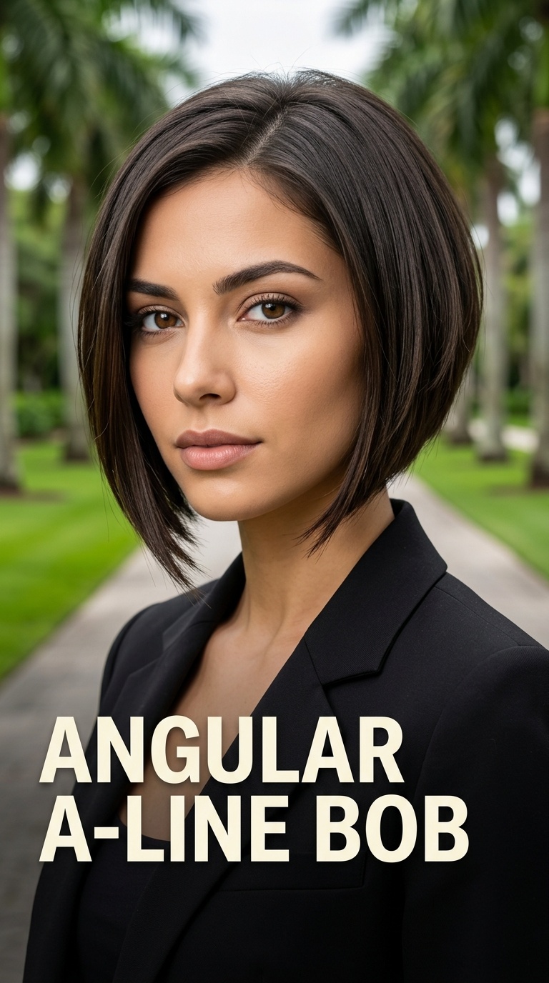 Angular A-Line Bob