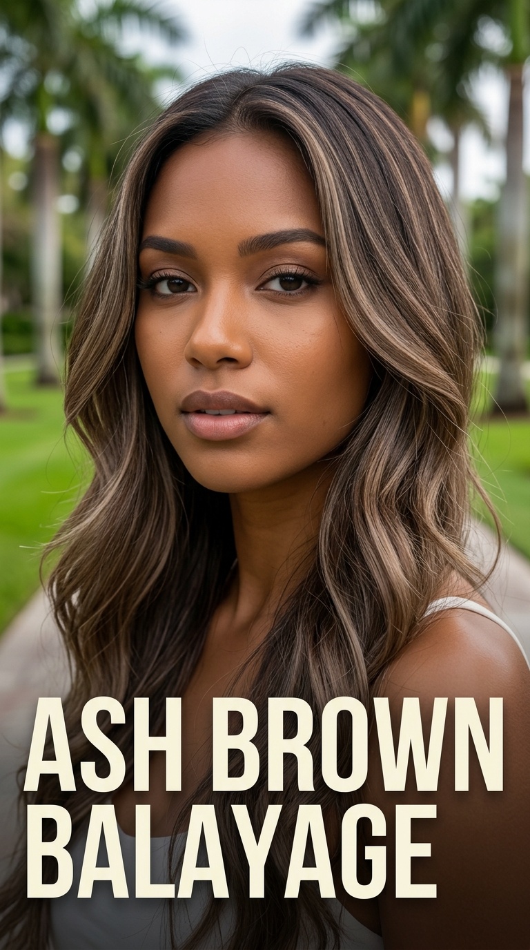 Ash Brown Balayage