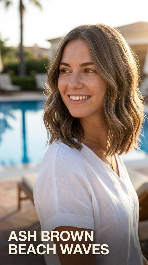 Ash Brown Beach Waves
