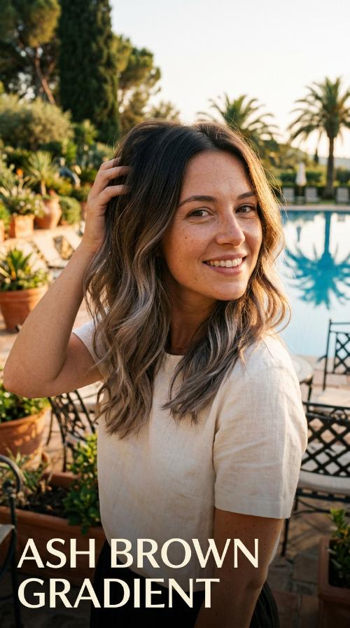 Ash Brown Gradient