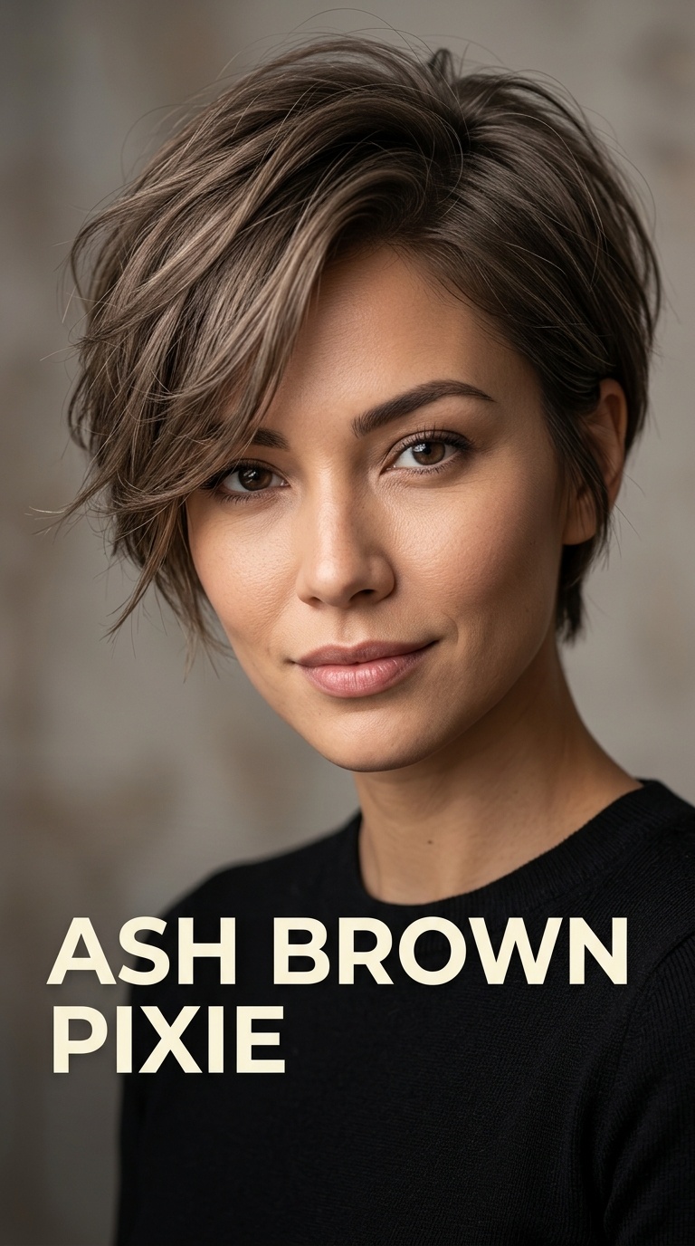 Ash Brown Pixie