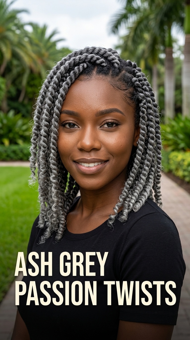 Ash Grey Passion Twists