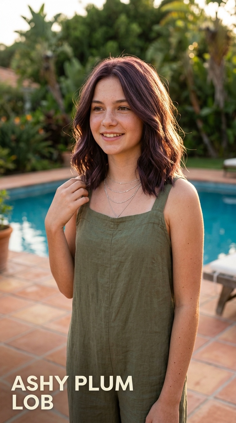 Ashy Plum Lob
