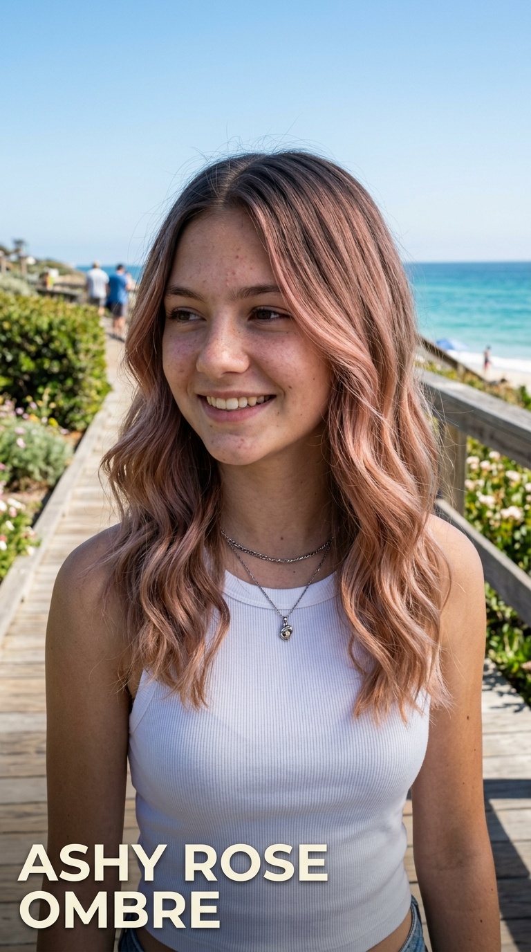 Ashy Rose Ombre