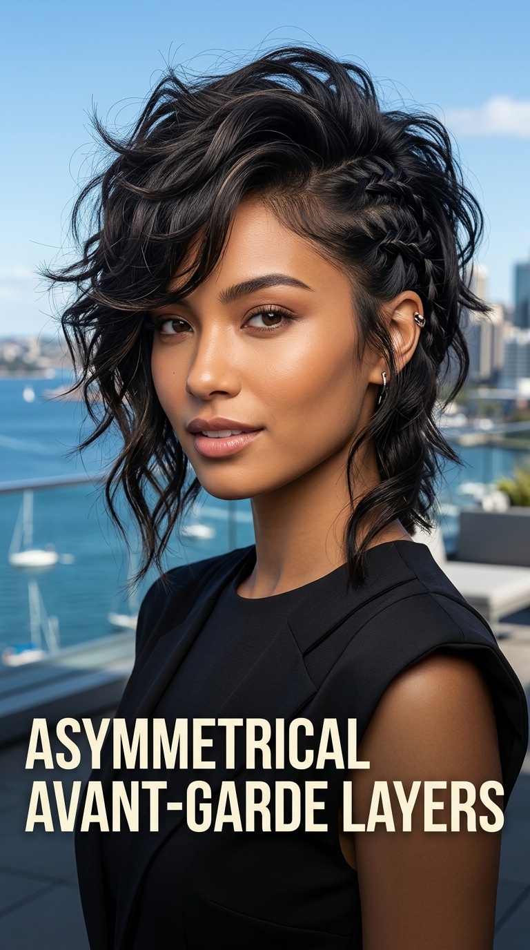 Asymmetrical Avant-Garde Layers