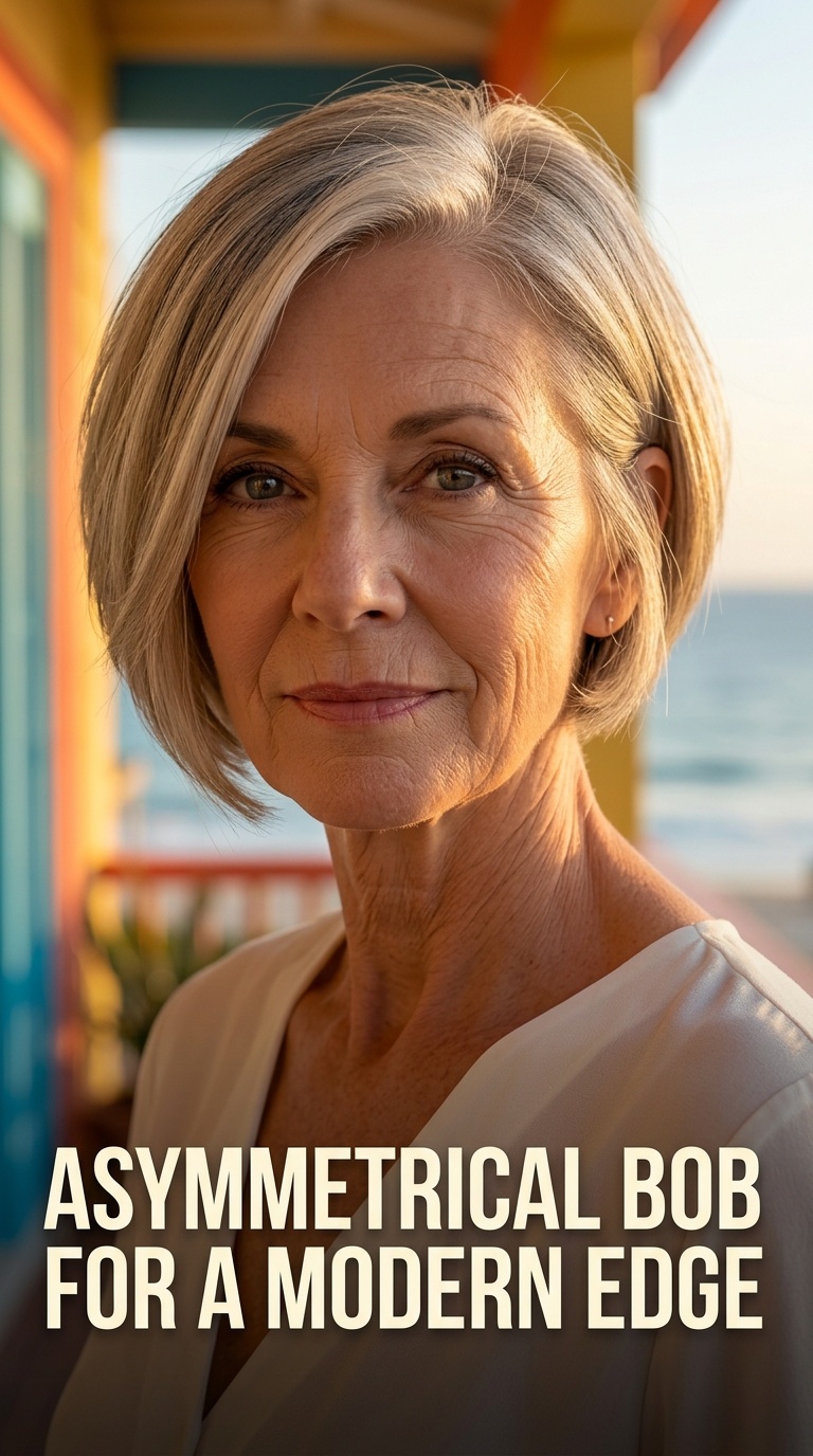 Asymmetrical Bob for a Modern Edge