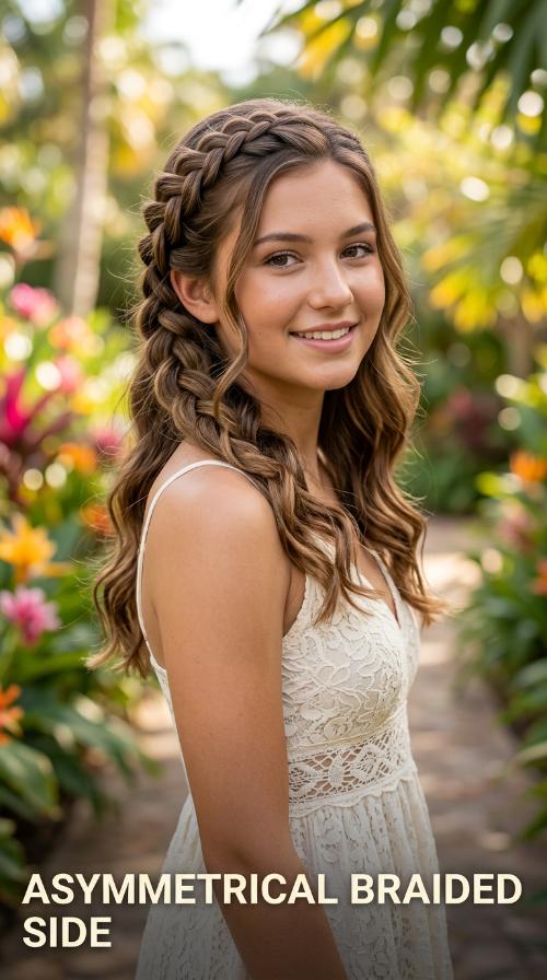 Asymmetrical Braided Side