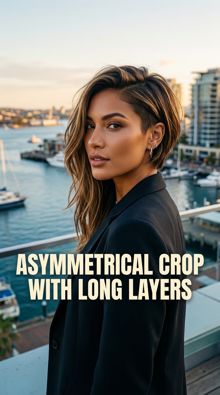 Asymmetrical Crop with Long Layers